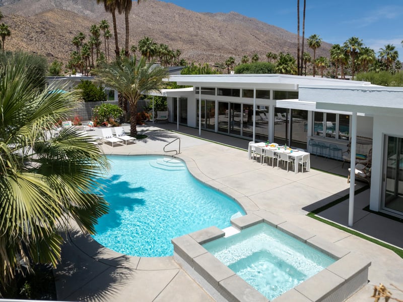 Gorgeous pool and attached spoa