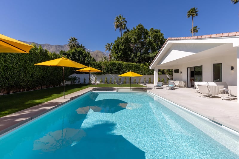 Sunny days spent by the pool