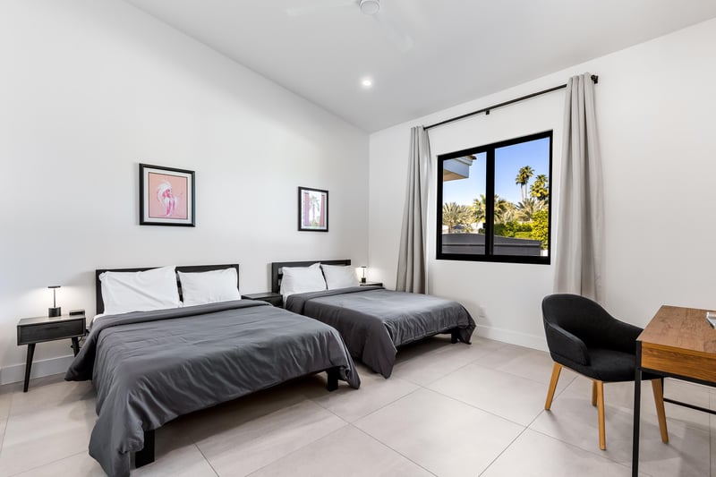 Restful guest bedroom