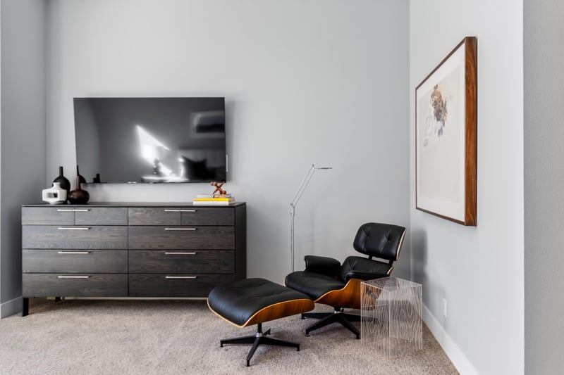 Primary bedroom captains chair