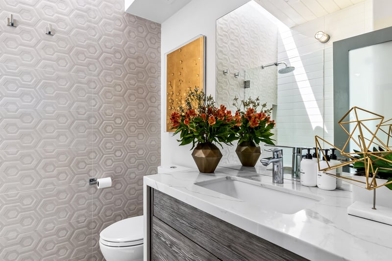 Lovely guest bathroom