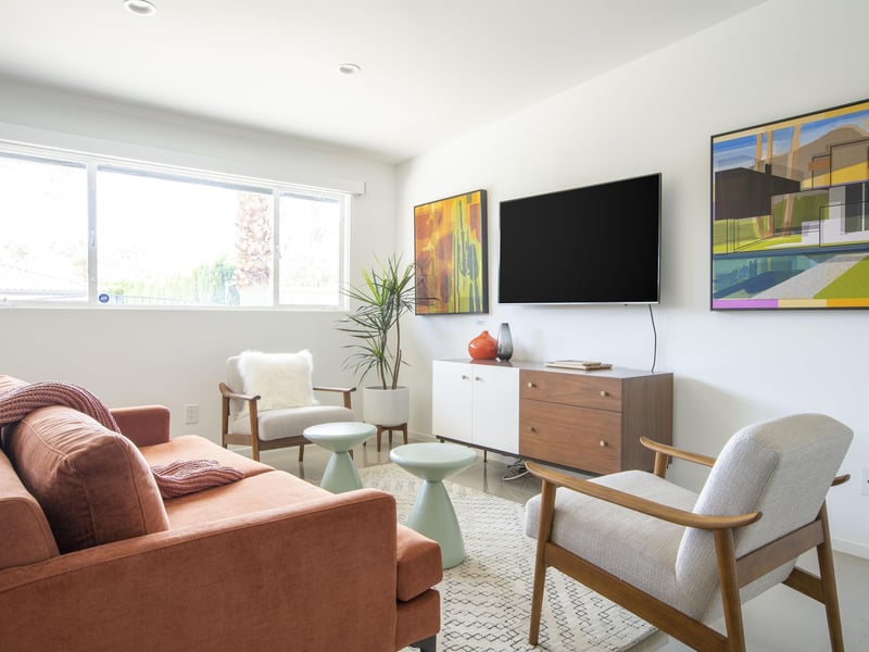 Flat screen televisions  perfect for a movie night