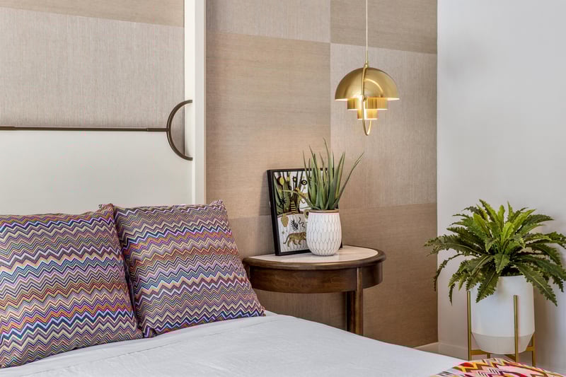 Beautifully decorated bedrooms