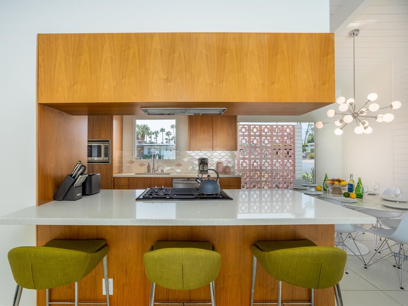 Fabulous kitchen island with a breakfast bar