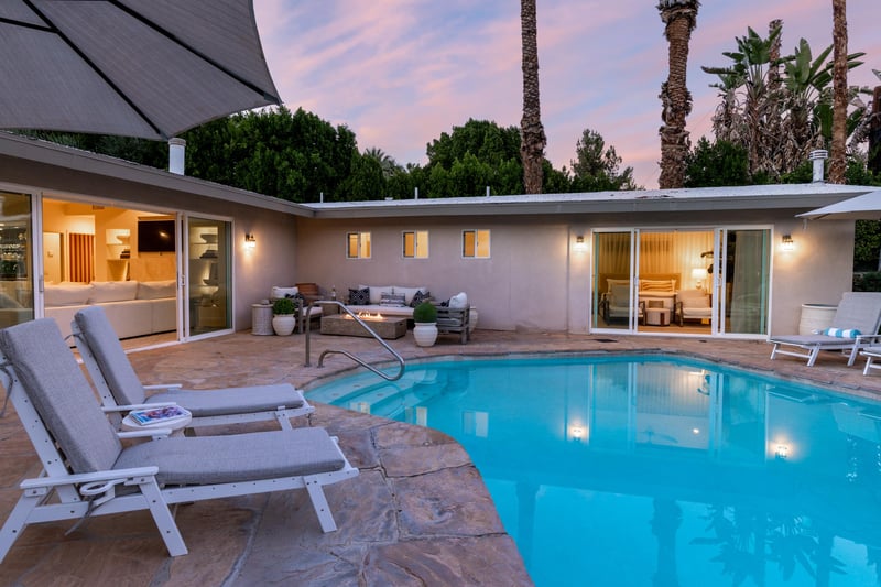 Evening light creates the perfect ambiance