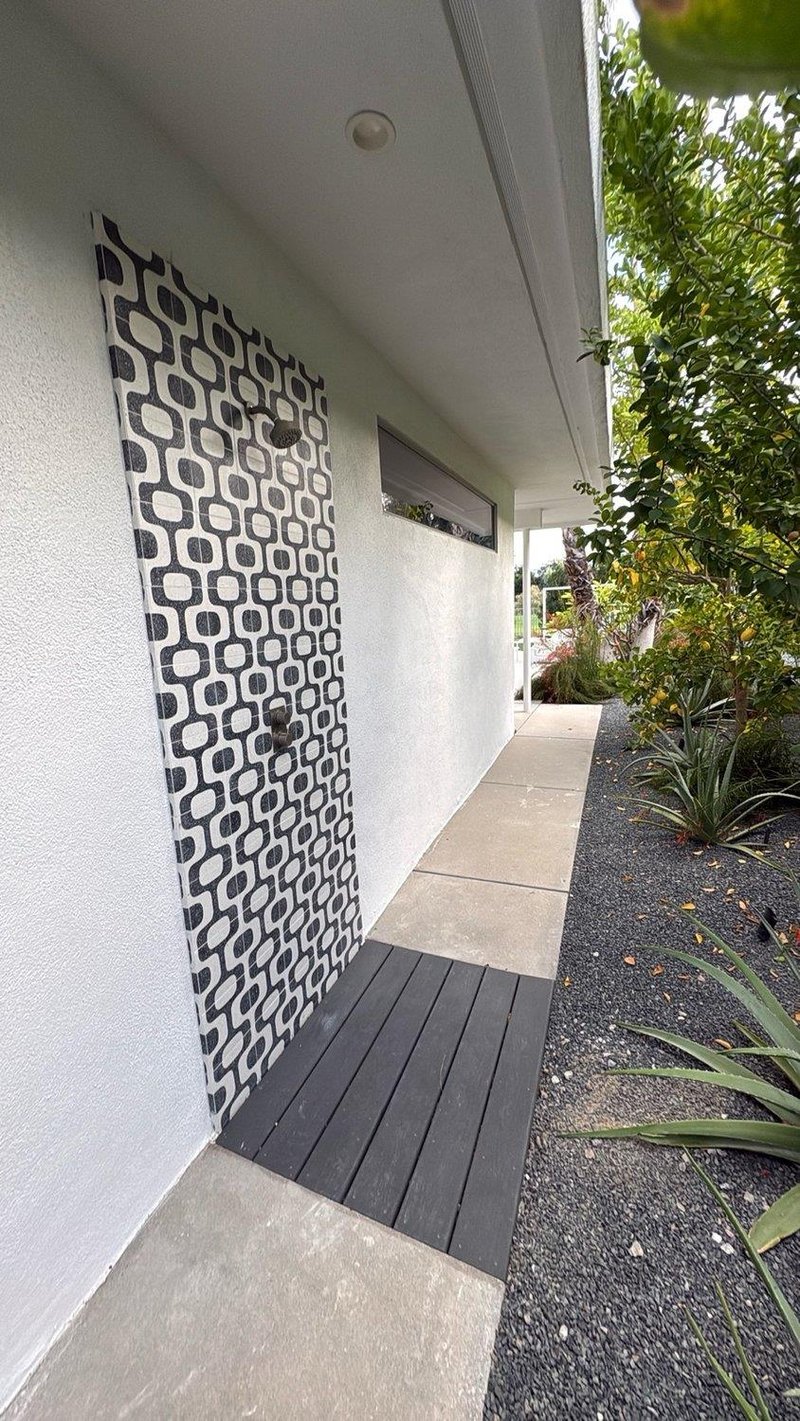 Beautiful outdoor shower