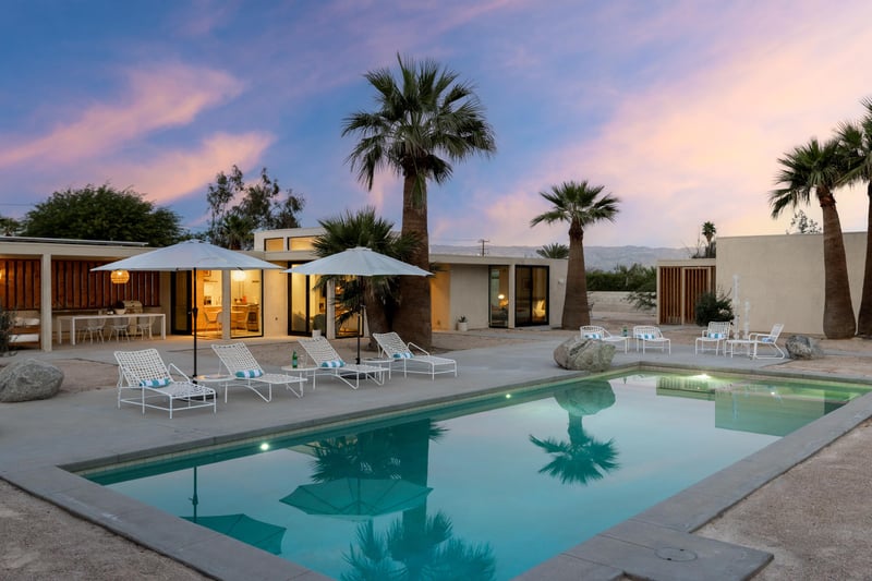 Unwind by your private pool