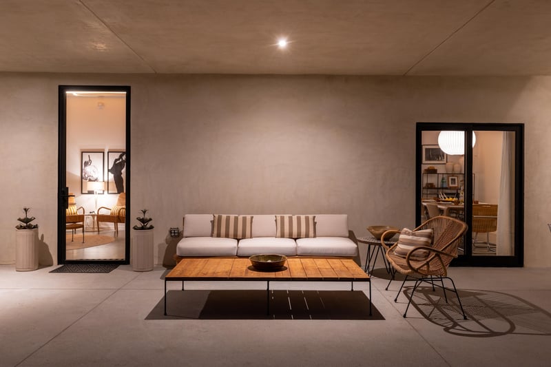 Modern comfort meets warm design