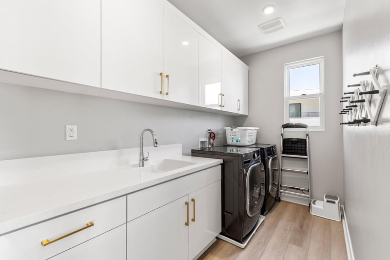 Pristine laundry room