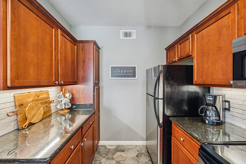 Well stocked kitchen