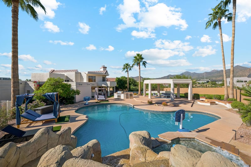 Spacious backyard for outdoor enjoyment.