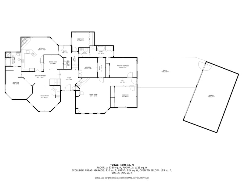 Downstairs floor plans