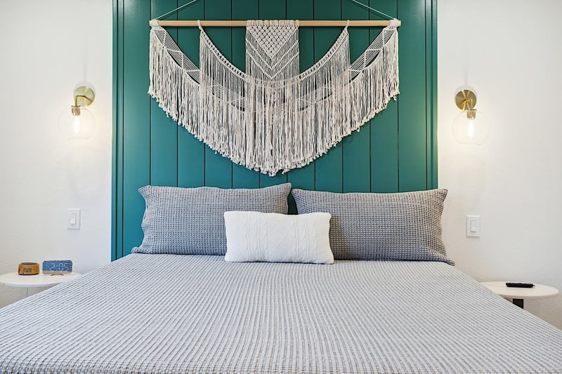 Master suite.  King sized bed