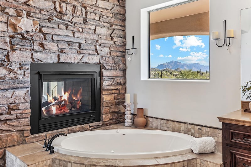 Enjoy a relaxing bath during your stay