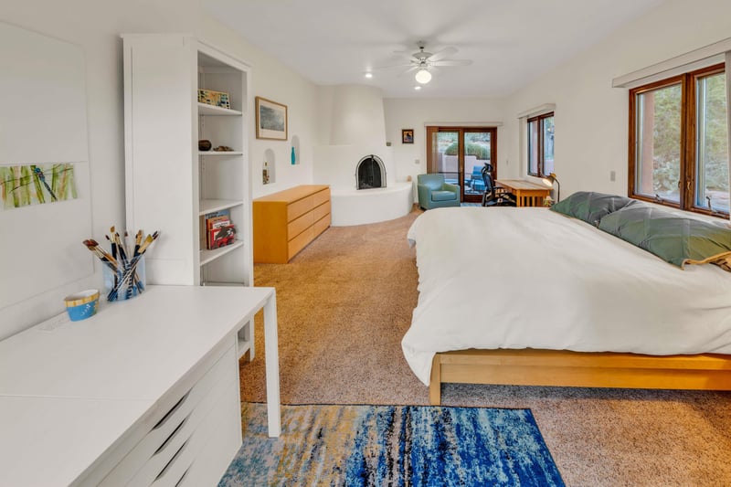 Master Bedroom With Work Space