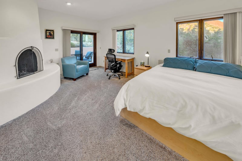 Access To Outdoor Seating And Fire Pit