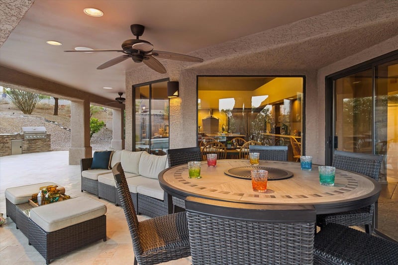 Fire Pit Dining Table