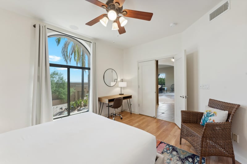Designated Work Space inside Third Guest Bedroom