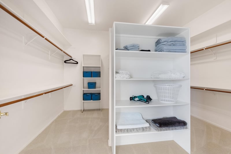 Master bedroom closet