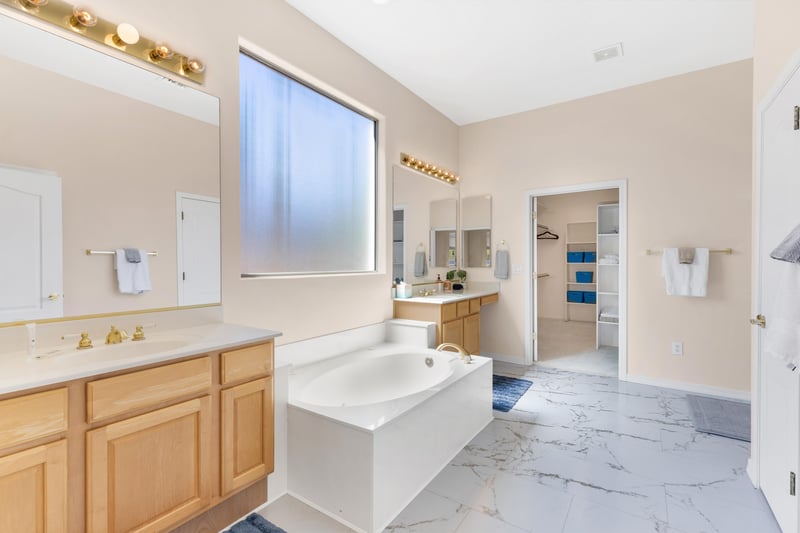 Master bathroom