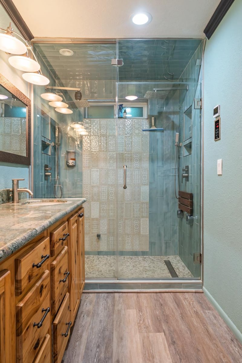 Renovated Steam Shower