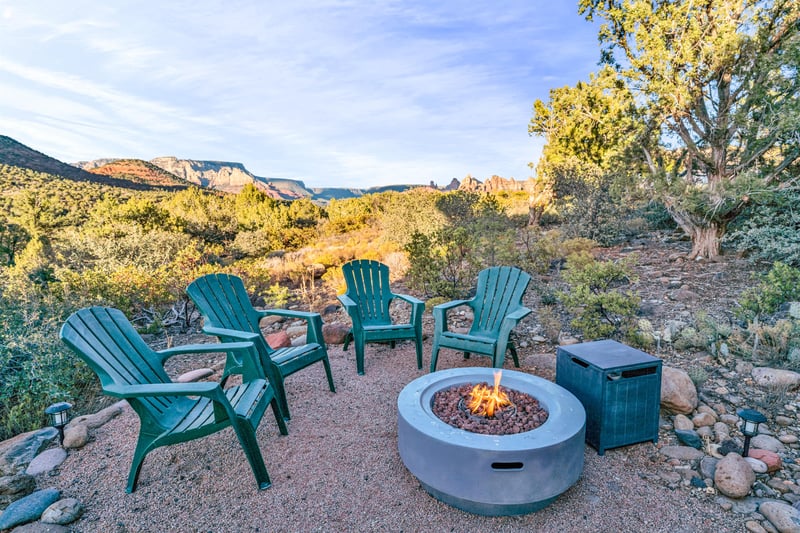 Fire Pit With Gorgeous Views