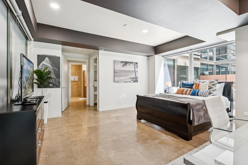 Large bedroom floor plan