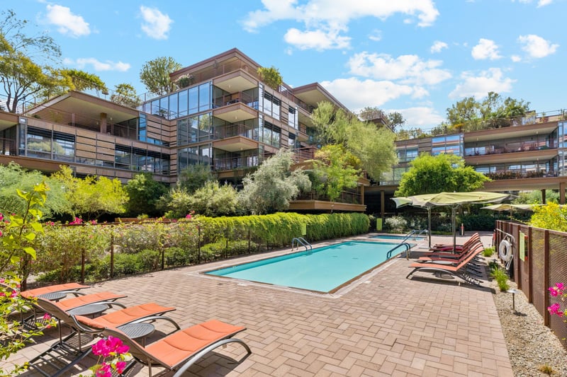 Outdoor community pool.