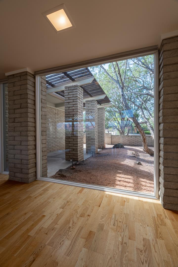 View Of Side Yard From Living Room