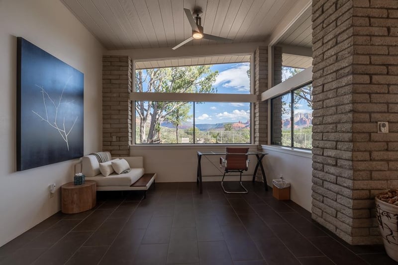 Desk Area Near Kitchen