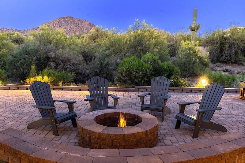 Roast some marshmallows over the fire