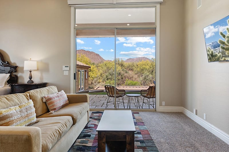 Master suites patio entrance