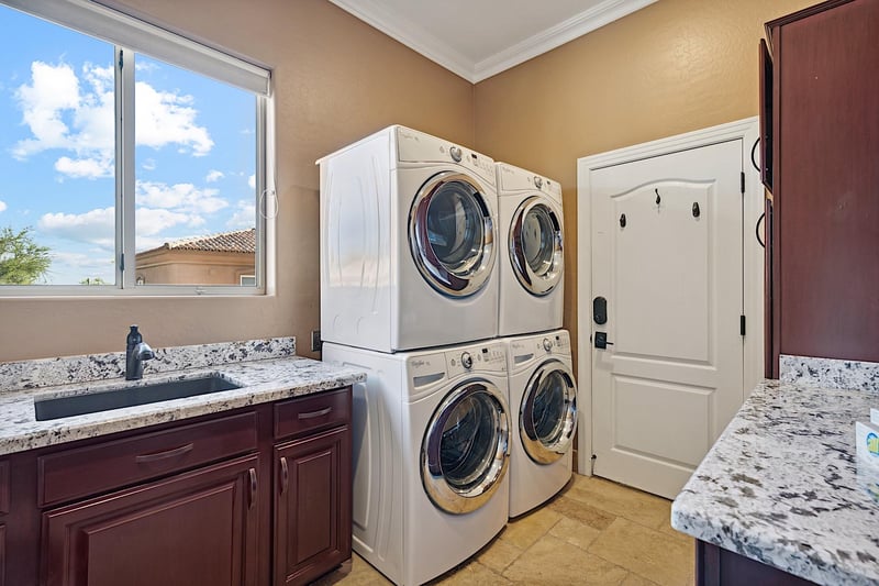 Laundry Room  2 washers  2 dryers