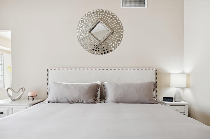 Master bedroom  King sized bed