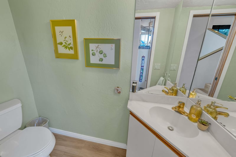 Hallway Half Bath Upstairs