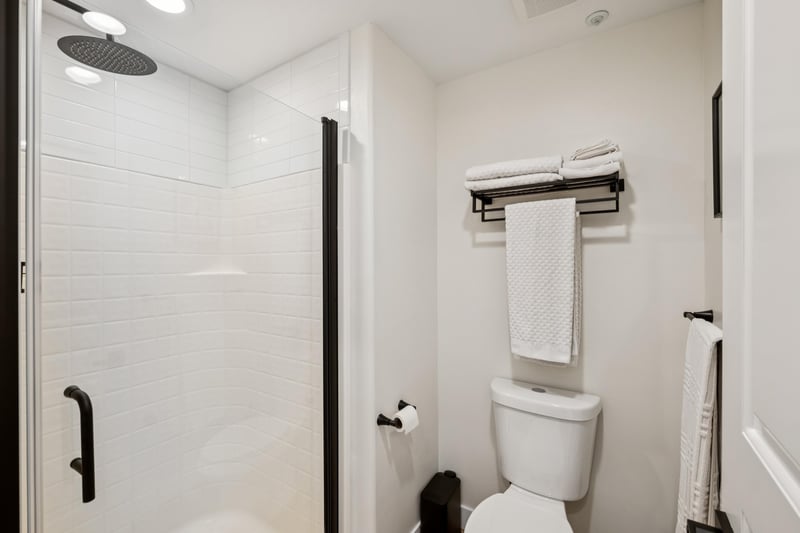 Master bathroom walk in shower