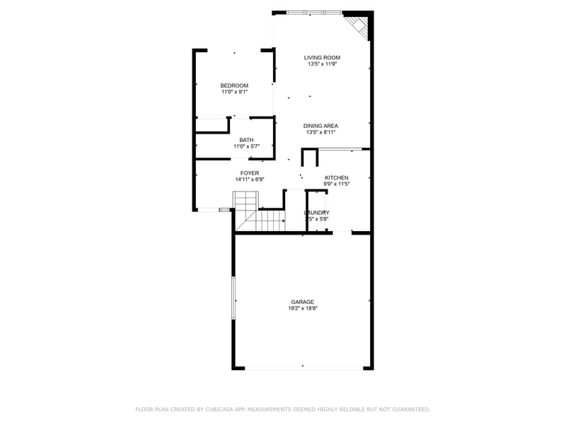 Downstairs floor plan