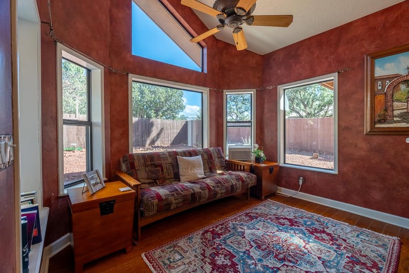 Extra Futon Near Kitchen