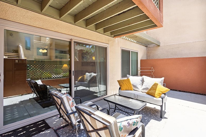 1st Patio  outdoor sitting area