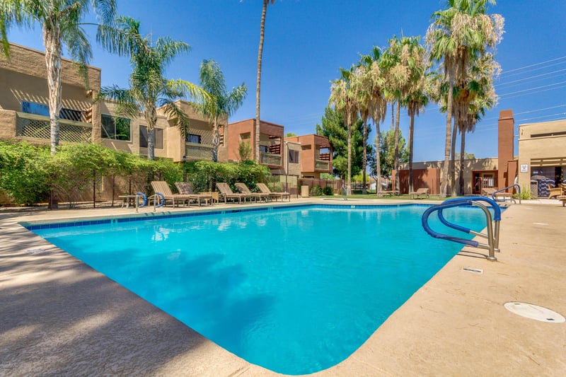 Heated community pool