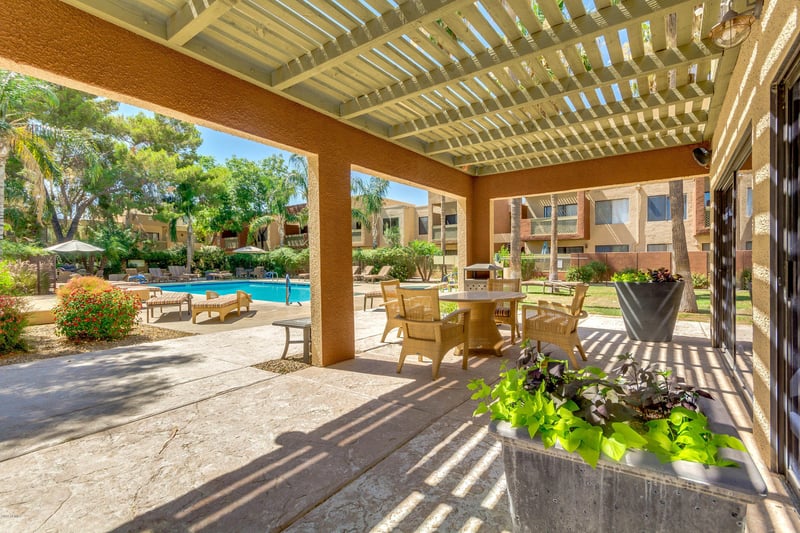 Community picnic area