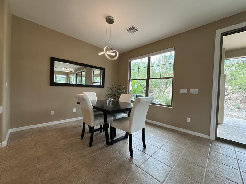 Dining to enjoy a wonderful meal.