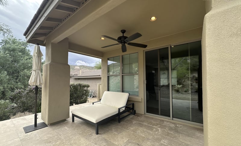 Large lounge chair to sit back and relax while reading a good book.