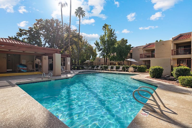 Heated community pool