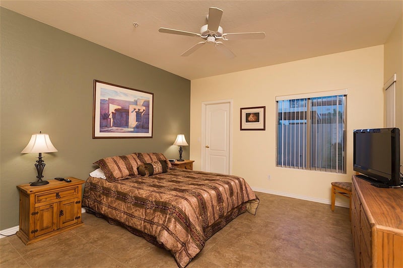 Master Bedroom with Flat Screen TV