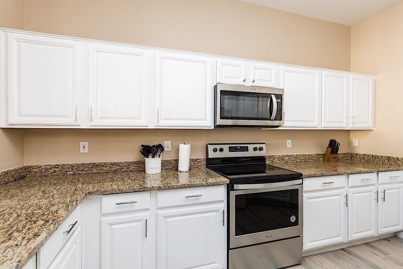 Plenty of counter space for prepping meals
