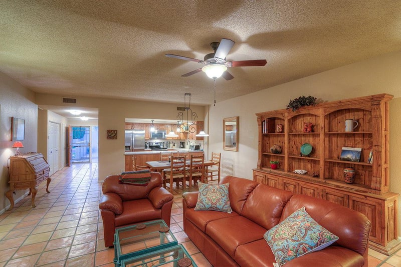 Living and dining area