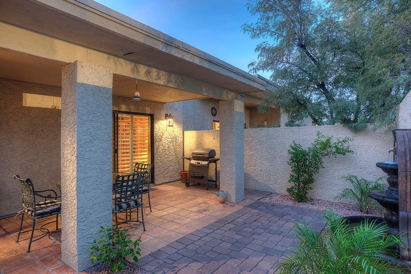 Home has outdoor dining and BBQ