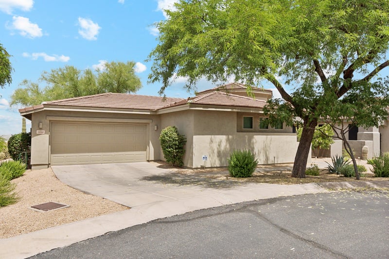 Front of home  2 car garage and 2 car driveway