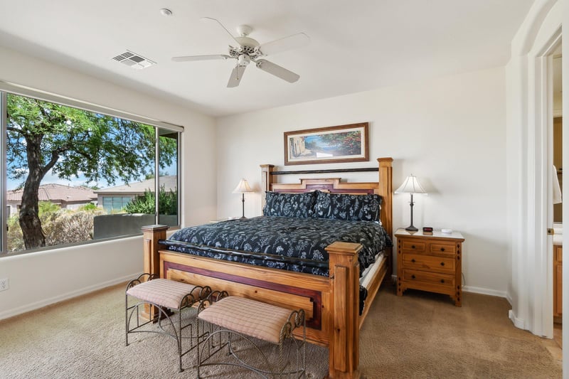 Step in to the primary suite